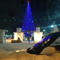 Photo taken at Площадь Свободы by Маруся В. on 1/12/2013