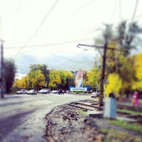 Photo taken at Остановка «Метро Уралмаш» by Filat A. on 9/14/2012