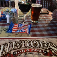 Photo taken at Heroes Restaurant &amp; Brewery by Sandi on 3/11/2020