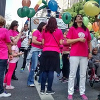 Photo taken at 21ª Parada do Orgulho LGBT by Adelino O. on 6/18/2017