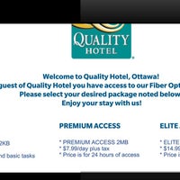 Foto tirada no(a) Quality Hotel Downtown Ottawa por Sean L. em 1/11/2014