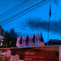 Photo taken at Grigor Lusavorich Street by Armine A. on 10/11/2012
