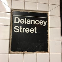 Photo taken at MTA Subway - Delancey St/Essex St (F/J/M/Z) by Pratik G. on 4/26/2017
