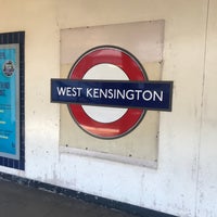 Photo taken at West Kensington London Underground Station by Pratik G. on 4/20/2018