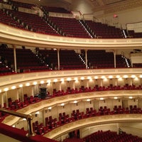 Photo taken at Carnegie Hall by Lauren B. on 10/26/2012
