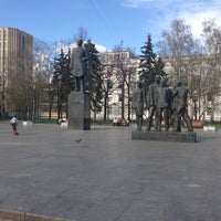 Photo taken at Миусская площадь by Elizaveta on 5/1/2013