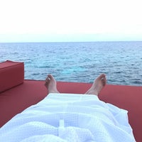 Photo taken at Park Hyatt Maldives Hadahaa by Chev W. on 4/5/2018