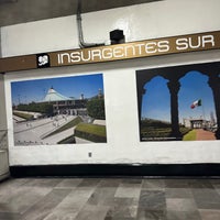 Photo taken at Metro Insurgentes Sur (Línea 12) by Chiquyzz-Clauss O. on 2/29/2024