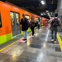 Photo taken at Metro Insurgentes Sur (Línea 12) by Chiquyzz-Clauss O. on 3/22/2024
