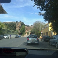 Photo taken at Via Di Porta Furba by Federico C. on 9/25/2012