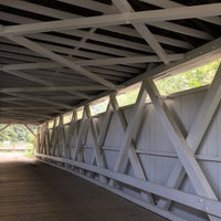Photo taken at Everett Road Covered Bridge by Michael on 9/21/2019