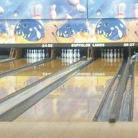 Photo taken at Buffaloe Lanes North Bowling Center by William S. on 12/29/2012