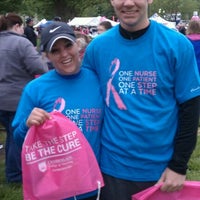 Photo taken at Susan G. Komen Race for the Cure by Abbie Y. on 4/21/2012