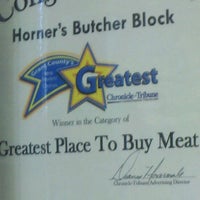 Photo taken at Horner&amp;#39;s Butcher Block by Myers S. on 8/7/2012