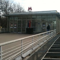 Photo taken at metro Pionerskaya by Maria D. on 4/5/2011