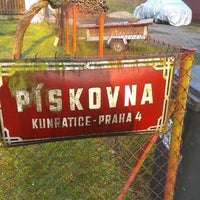 Photo taken at Pískovna by Honza P. on 3/12/2014
