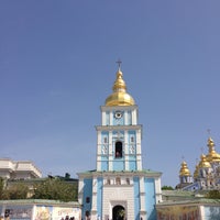 Photo taken at St. Michael&amp;#39;s Golden-Domed Monastery by Svitarka on 5/3/2013