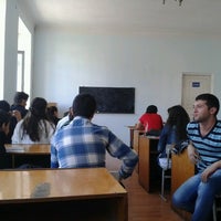 Photo taken at Azerbaijan State University of Culture and Art by Qoshqar A. on 10/15/2012