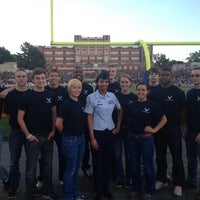 Photo taken at Veteran&amp;#39;s Memorial Stadium by Natalia on 7/27/2013