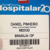 Photo taken at Feira Hospitalar 2013 by Daniel Gustavo on 5/24/2013