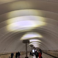 Photo taken at metro Timiryazevskaya by Alexey on 1/31/2021
