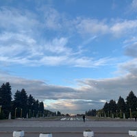 Photo taken at MSU Fountain by Alexey on 9/19/2019