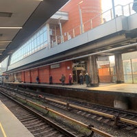 Photo taken at metro Kuntsevskaya, line 3, 4 by Alexey on 11/14/2019