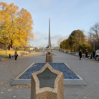 Photo taken at Аллея Космонавтов by Alexey on 10/25/2021