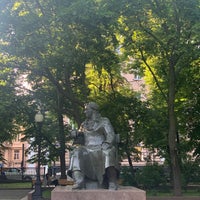 Photo taken at Памятник Ивану Крылову by Alexey on 6/14/2020