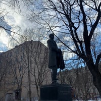 Photo taken at Памятник И. А. Бунину by Alexey on 3/5/2021