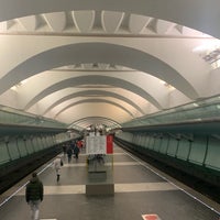 Photo taken at metro Krasnogvardeyskaya by Alexey on 4/15/2019