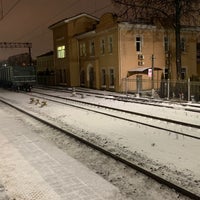 Photo taken at Ж/Д станция Варшавская by Alexey on 1/24/2020