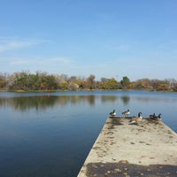 Photo taken at Humboldt Park Boathouse by Danny S on 10/25/2012