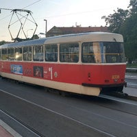 Photo taken at Vítězné náměstí (tram, bus) by Mishkaaaa on 7/24/2020