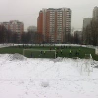 Photo taken at Футбольное поле ЛФЛ by Andrey on 2/16/2013