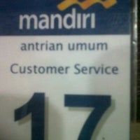 Photo taken at Bank Mandiri by dewi n. on 4/2/2013