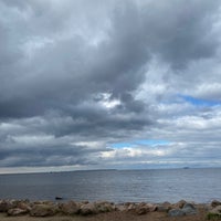 Photo taken at Пляж Финского залива by An-12 on 4/24/2021