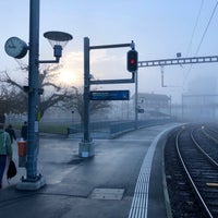 Photo taken at Bahnhof Kerzers (BLS) by Michael S. on 11/22/2018