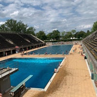 Photo taken at Sommerbad Olympiastadion by Alexander R. on 8/4/2019
