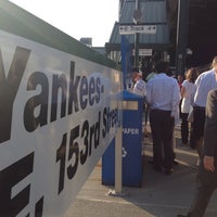Photo taken at Track 2 Yankees E. 153 St. Station by Bobby A. on 6/17/2014