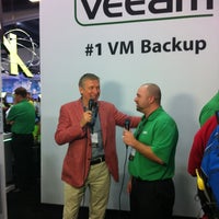 Photo taken at Veeam Software Booth at VMworld by Heidi M. on 8/26/2013