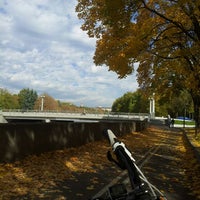 Photo taken at велодорожка парк горького by Denis M. on 10/6/2013