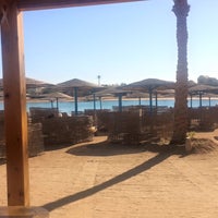 Photo taken at Lagoon at The Three Corners Rihana Resort El Gouna by Gregory M. on 12/26/2015