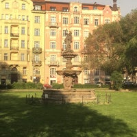 Photo taken at Park na náměstí 14. října (2. část: s Medvědí fontánou) by V.Chen on 5/22/2017