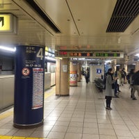 Photo taken at Marunouchi Line Ginza Station (M16) by Leon Tsunehiro Yu-Tsu T. on 2/28/2016