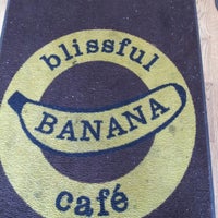 Photo taken at Blissful Banana Cafe by Nanna D. on 4/12/2013