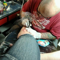 Photo taken at Berry Tattoo Studio by Lisa D. on 12/4/2012