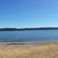 Photo taken at Lake Washington Beach Park by David S. on 7/31/2014