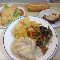 Photo taken at Restaurant Universitaire Tolbiac (CROUS) by Terra N. on 12/18/2012