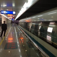 Photo taken at Maglev Train PVG Station by Jose Luis D. on 11/14/2012